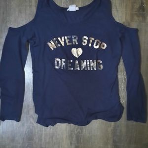 Girls "Never Stop Dreaming" blouse